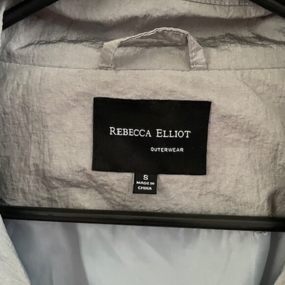 Rebecca Elliot Full Zipper Snap Button Closure All Weather Jacket - Picture 4 of 4